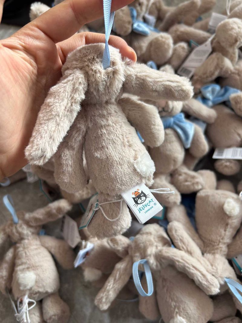 Bashful Beige Bunny Decoration