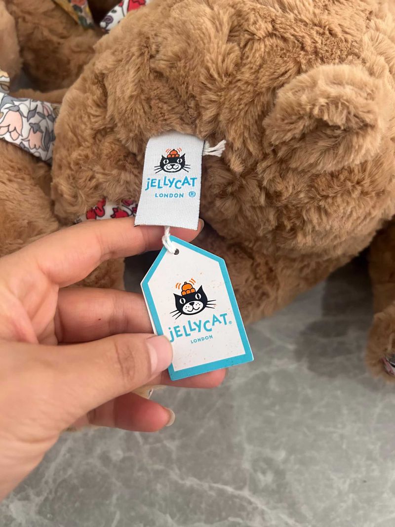 Liberty Bartholomew Bear - D'Anjo &  Elysian Day & Poppy Forest &  Wiltshire