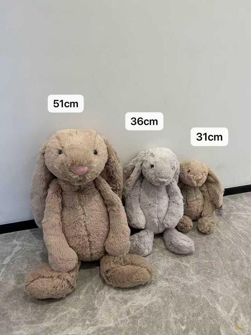 Bashful Beige Bunny - Huge & Medium & Small