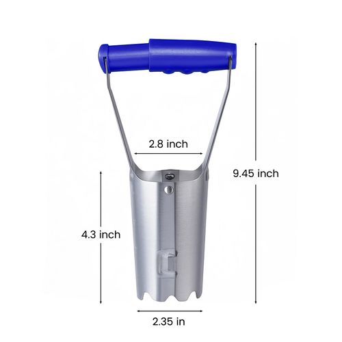 Bulb Planter Tool, Bulb Transplanter with Bend Free, Depth Markers for Digging Holes, Automatic Soil Releasing Seed for Tulips, Dahlias, Daffodils