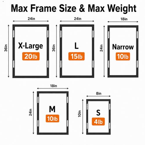 Picture Hanging Strips ,15&10 lb , 48 Pairs (24-L, 24-M, 96 Strips), No Tools Damage-Free Removable Picture Hangers, Heavy Duty Wall Hangers for Frame Hanging and Home Decor, No Tools, Waterproof
