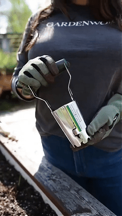 Bulb Planter Tool, Bulb Transplanter with Bend Free, Depth Markers for Digging Holes, Automatic Soil Releasing Seed for Tulips, Dahlias, Daffodils