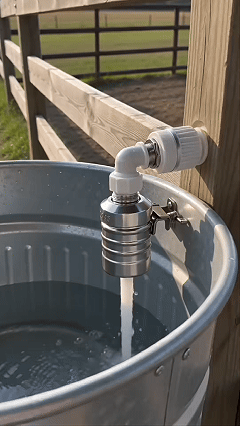 Float Valve,1/2" to 3/4'' water level control float valve, 304 Stainless Steel Fully Automatic Watershut off valve, Automatic Water Level Controller for Tank, Pool, Livestock Troughs.
