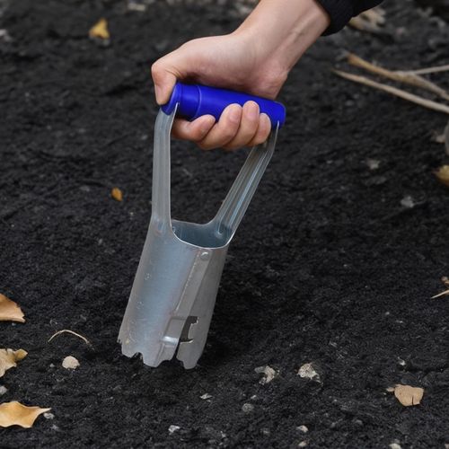 Bulb Planter Tool, Bulb Transplanter with Bend Free, Depth Markers for Digging Holes, Automatic Soil Releasing Seed for Tulips, Dahlias, Daffodils