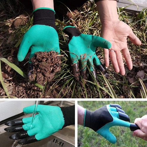 Garden Gloves with Claws,Claw Gardening Gloves for Digging,Planting, Weeding, Seeding-Waterproof for Men and Women