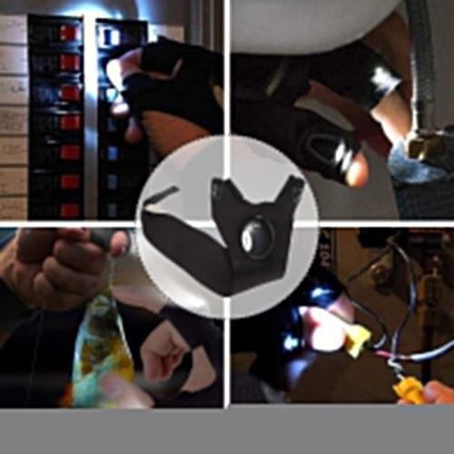 LED Flashlight Gloves, Stocking Stuffers for Men Dad Husband Adults, Cool Gadgets Hands-Free Lighted Work Gloves for Camping Fishing Repairing, Christmas Fathers Day Birthday Gifts,Black