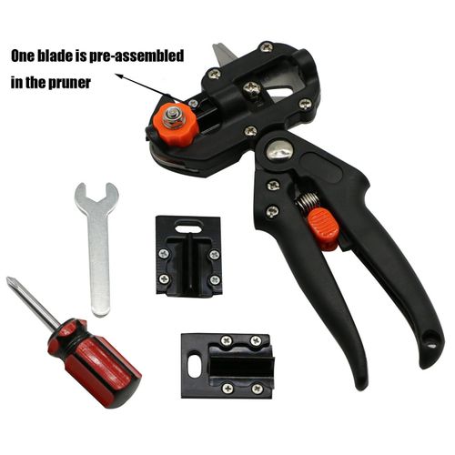Grafting Tool Kit for Trees and Plants, Pruning Grafting Machine, Bud Grafting Knife, Branch Clippers, Essential Gardening Tools