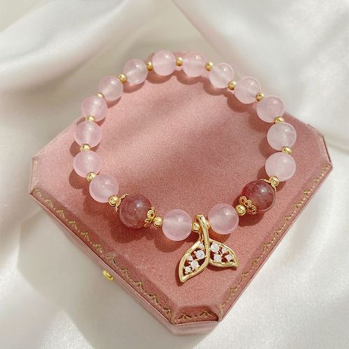 New Floral Bead Sunflower Bracelet for Women in Pastel Colors