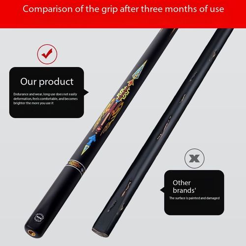 Pro Tournament Pool Cue - High-Performance Billiard Shaft with Low Deflection, Perfect for Serious Players