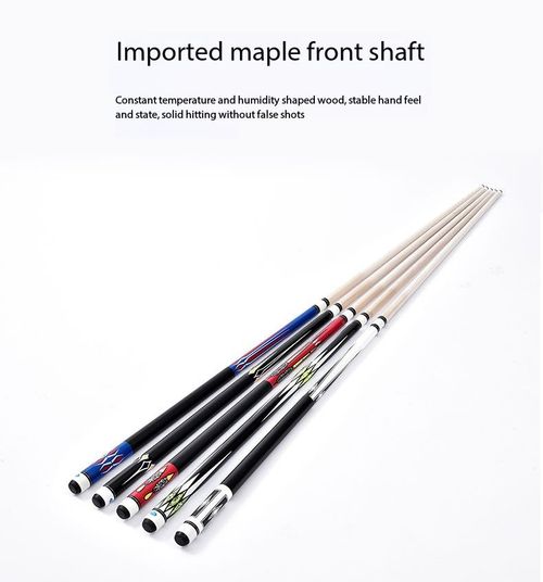Pro Tournament Pool Cue - High-Performance Billiard Shaft with Low Deflection, Perfect for Serious Players