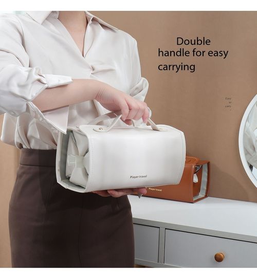 2026 New 4-in-1 Detachable Foldable Makeup Bag - Large Capacity Travel Cosmetic Organizer for Kenyan Women