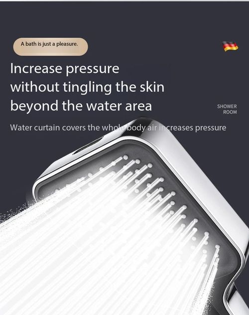 Super High Pressure Shower Head Water Saving Bathroom Spray Nozzle Easy Install for Kenya Homes