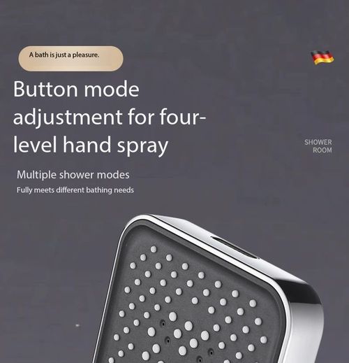 Super High Pressure Shower Head Water Saving Bathroom Spray Nozzle Easy Install for Kenya Homes