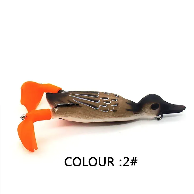 Double Propeller Duck Soft Bionic Bait