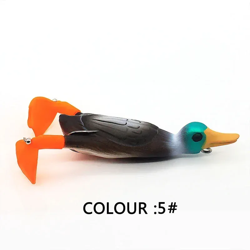Double Propeller Duck Soft Bionic Bait