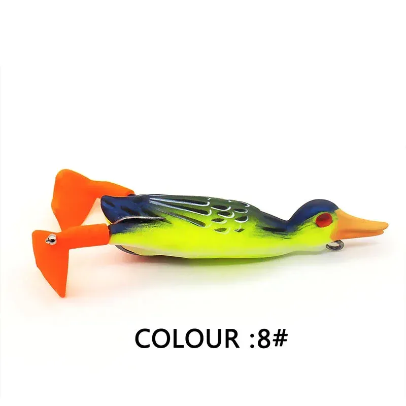 Double Propeller Duck Soft Bionic Bait