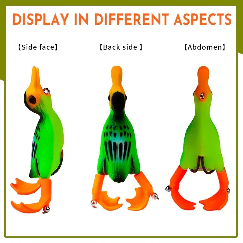 Double Propeller Duck Soft Bionic Bait