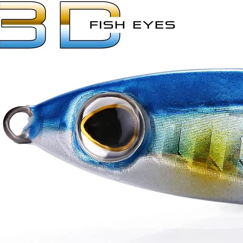 Jigs Fishing Lures Sinking Metal Spoons Micro Jigging Bait(5pcs)