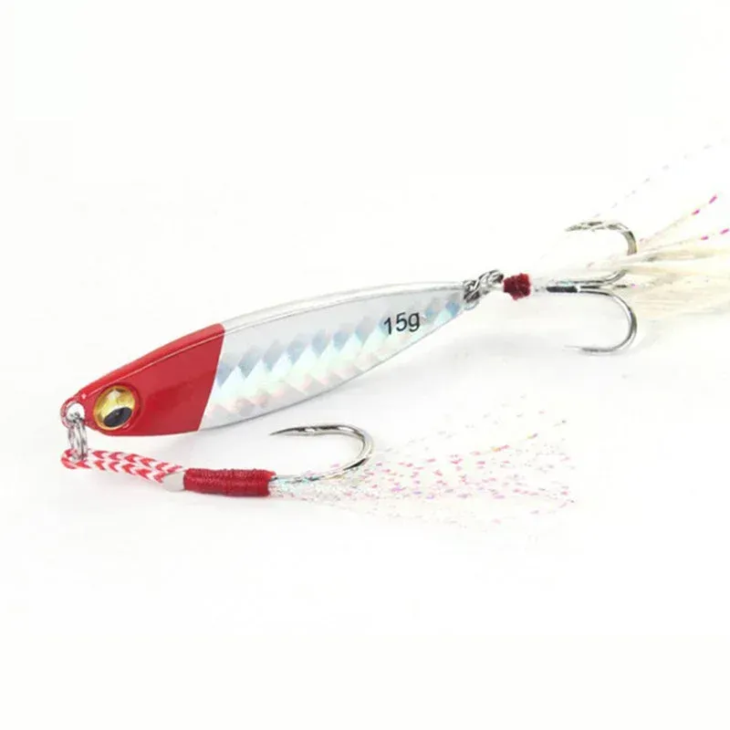 Jigs Fishing Lures Sinking Metal Spoons Micro Jigging Bait(5pcs)