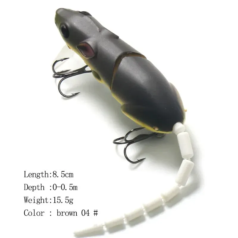 Bionic Rat Shape Fishing Lure