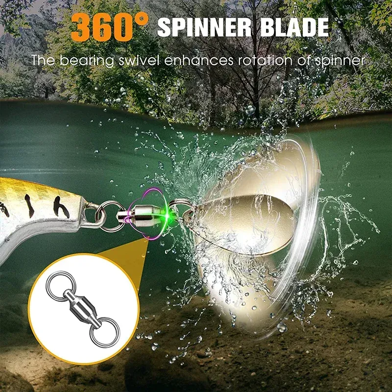 🐟Metal Spinning Fishing Lures（6 Pcs)