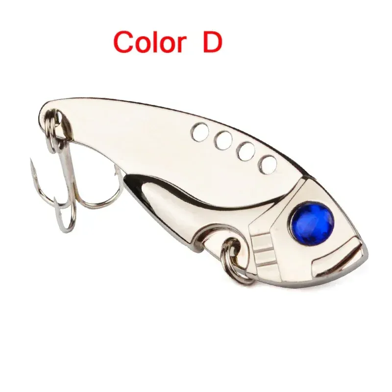 5 Pcs Metal Hard Spinner Blade Bait Fishing Lure