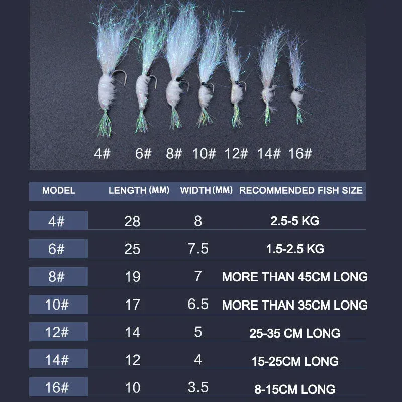 Ice Silk Shrimp Lure (4 Pcs)