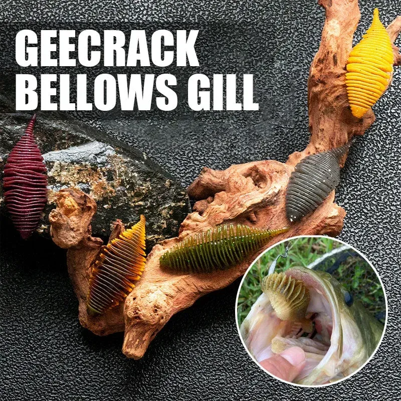 Bellows Gill Soft Lure Worm Fishing Lure