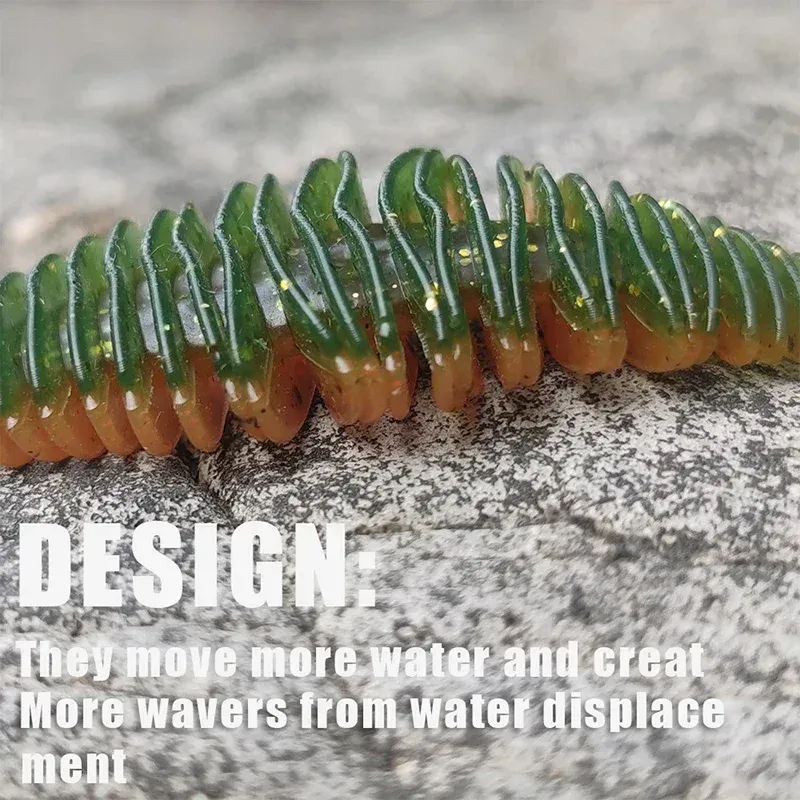 Bellows Gill Soft Lure Worm Fishing Lure