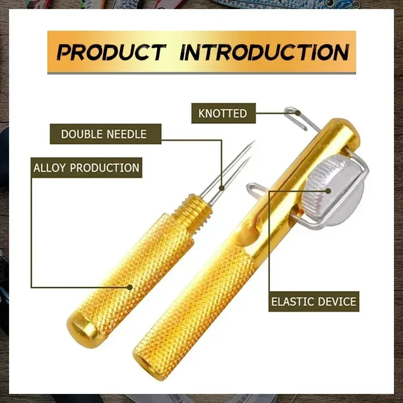 Fishing Line Knotter Hook Needle