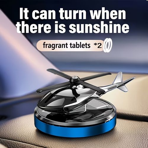 Solar-powered car fragrance diffuser