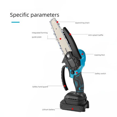 8 inch brushless lithium electric saw with 21V 1 battery pack