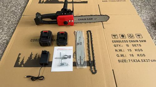 16 inch brushless lithium electric saw with 48V 2 battery packs