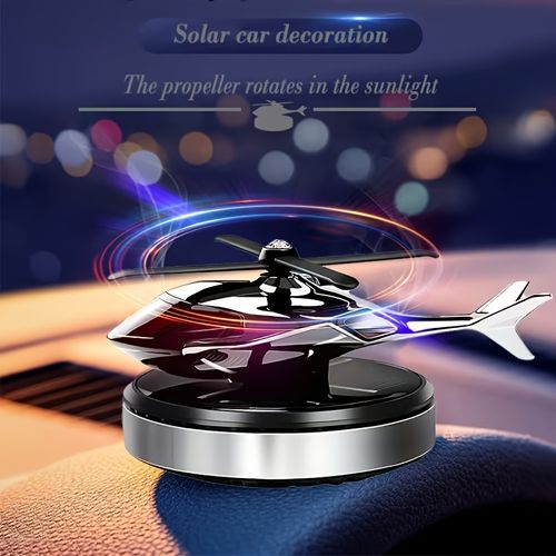 Solar-powered car fragrance diffuser