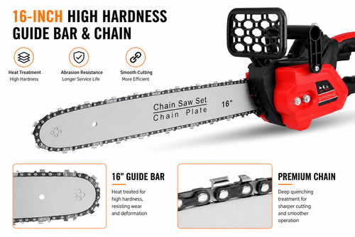 16 inch brushless lithium electric saw with 48V 2 battery packs