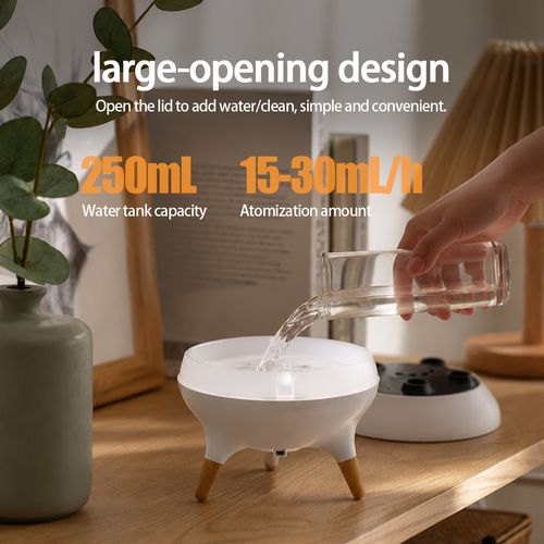 Jellyfish Diffuser, 8.45oz Essential Oil Humidifier with Colorful Light, Remote Control, Timer Function, Dual Mode, Ideal Student Gift for Bedroom Dorm Home Office