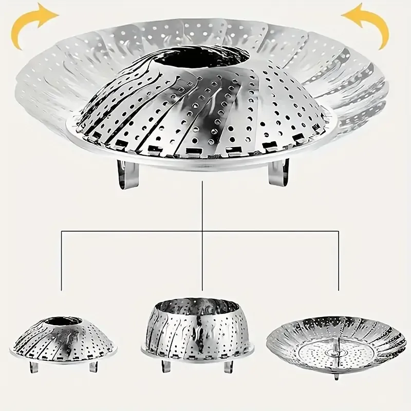 Stainless steel steaming rack