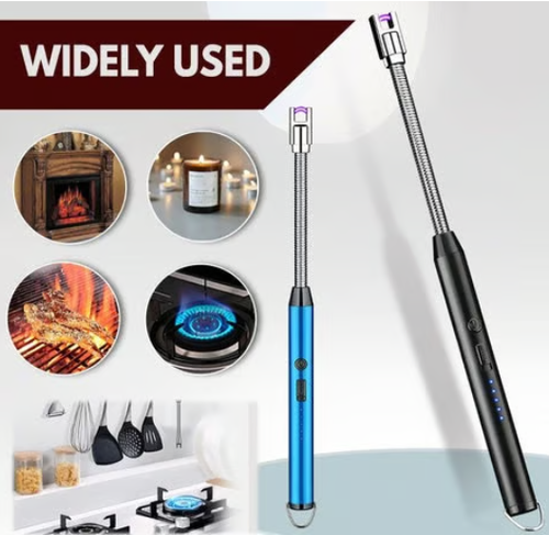 Electric Windproof Lighter with Safety Lock