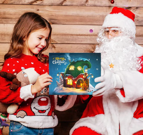 24 Days Countdown Calendar DIY Christmas Advent Calendar Bracelets Set