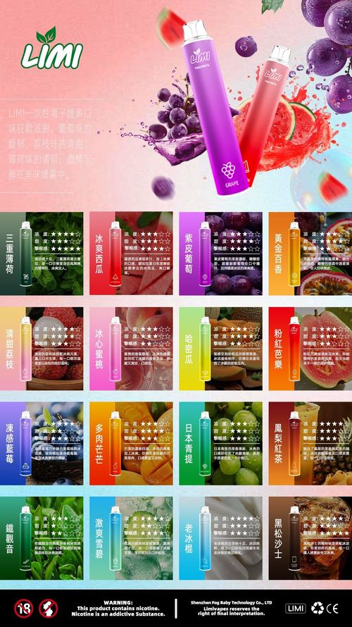 新品Limi7000口拋棄式 ILIA哩亞同廠生產 煙油容量更高 口味更優化 LIMI一次性7000Puffs便攜式圓管電子煙-ILIA糖果雲煙館