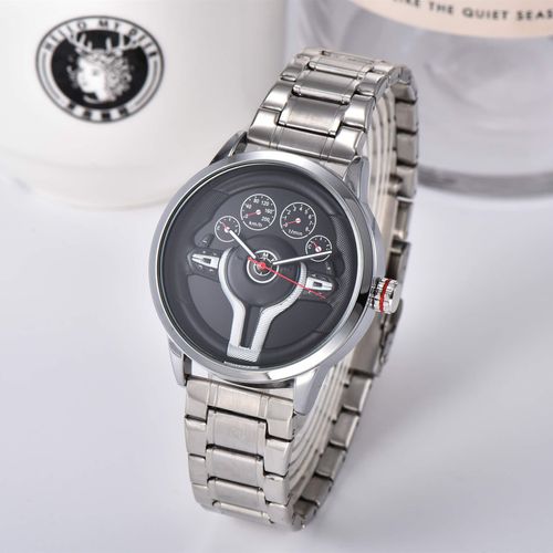 Fashion Car steering Wheel Dial Watch