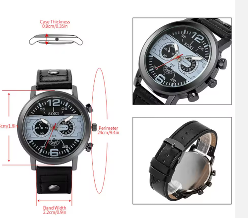 Fashion Watch and Bracelet Gift Set
