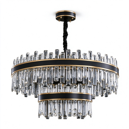 Rotating Crystal Pendant Light