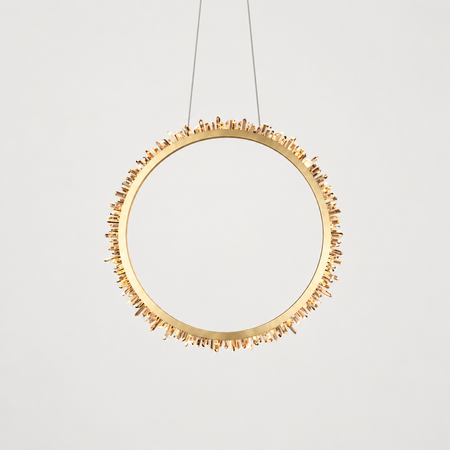 Nordic Minimalist Ring Luxury Crystal Chandelier