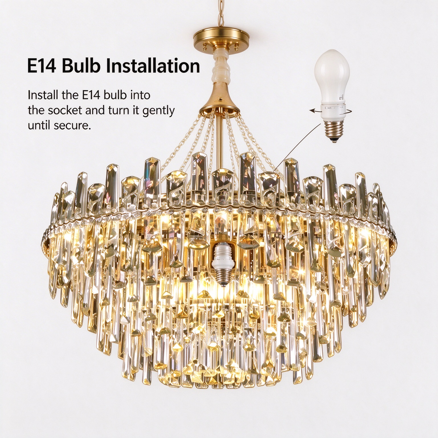 E14 Bulb Installation