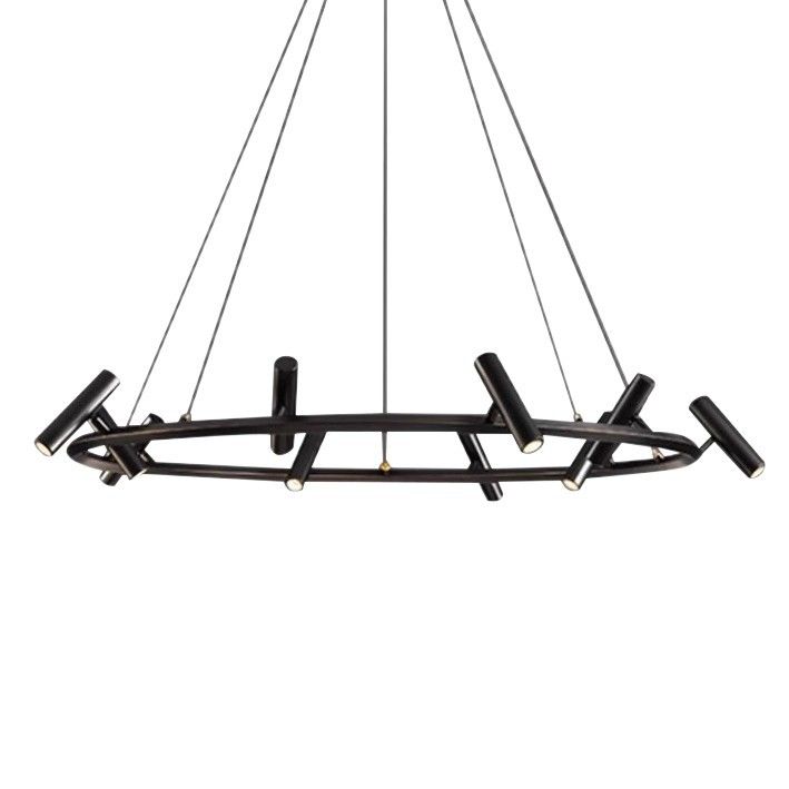 Italian Minimalist Ring Chandelier