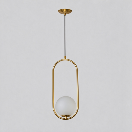Nordic Glass Globe Pendant Light