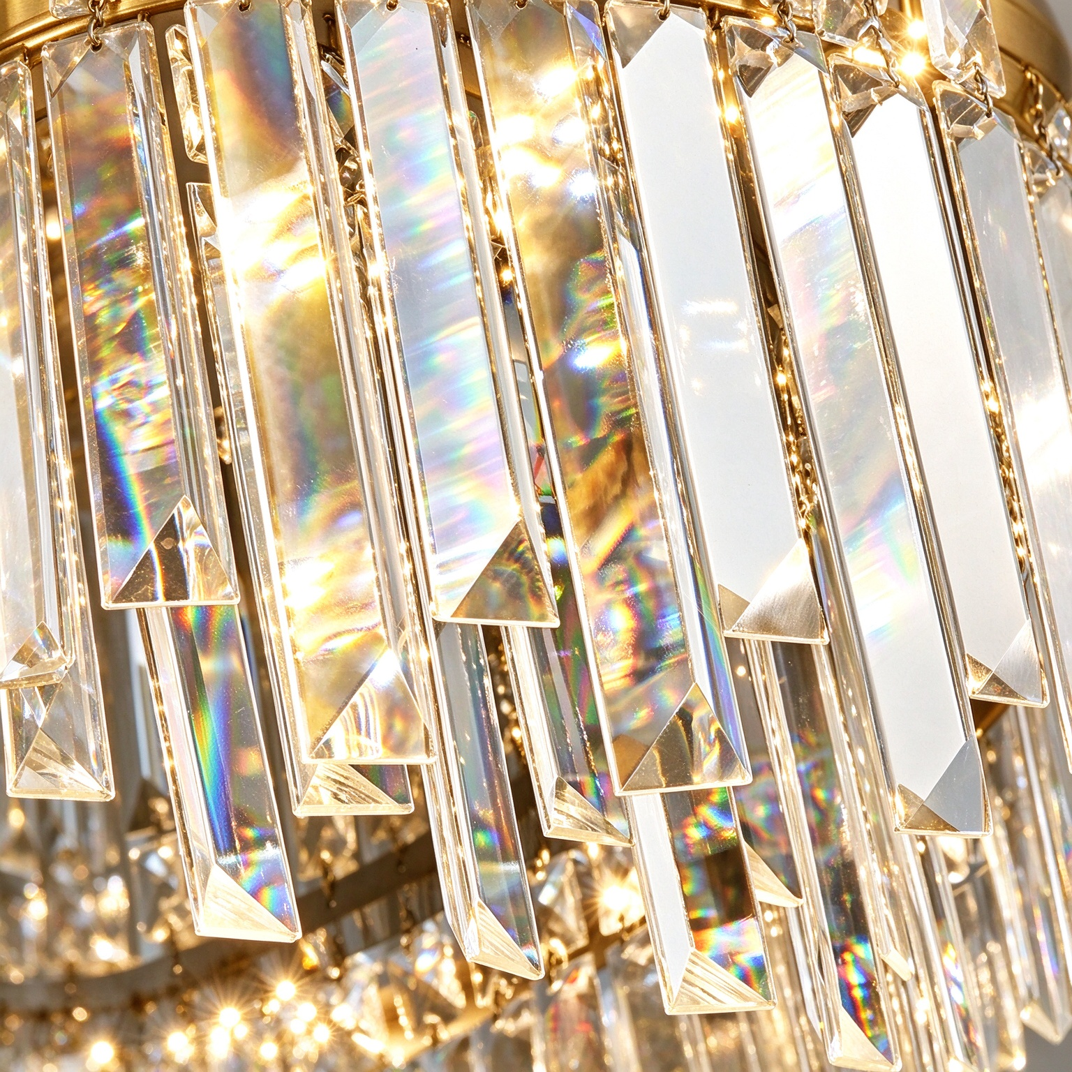 Crystal lampshade