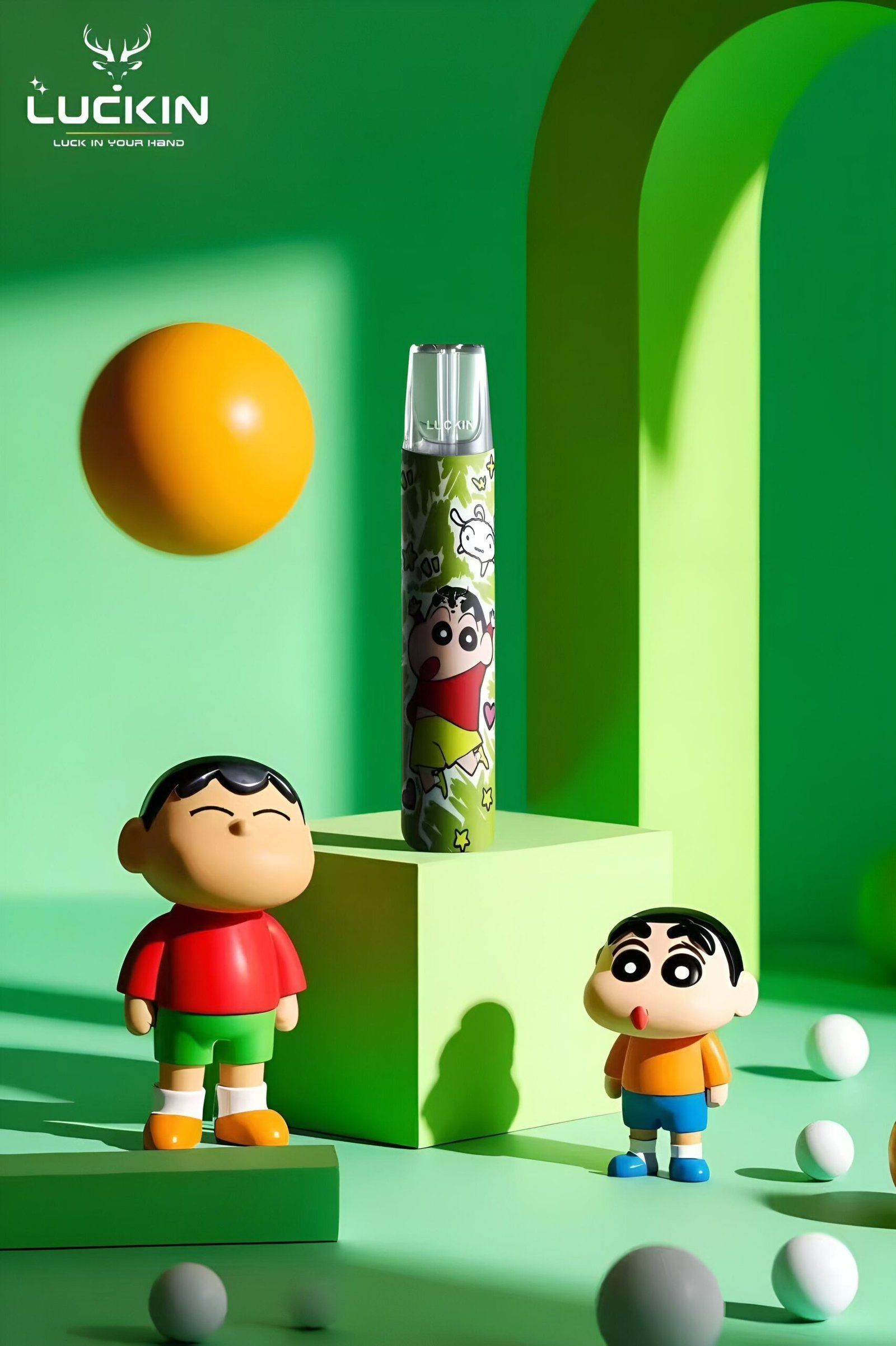 幸運主機 Luckin特別款煙桿 蠟筆小新/哪吒/史迪奇/叮噹貓/hello kitty聯名款