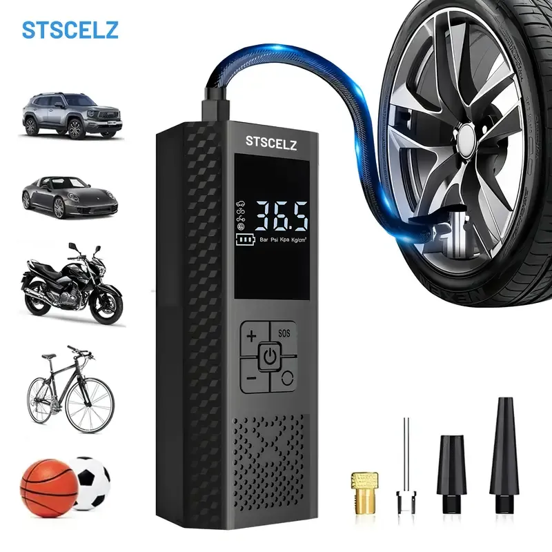 Electric air pump with automatic shut-off